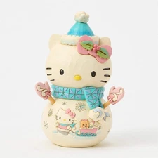 Jim Shore Hello Kitty Snowman 6017555 New for 2025
