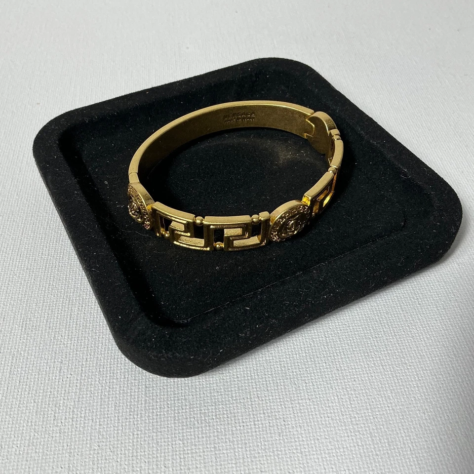 范思哲金色logo手链带盒 — 第 2/4 张图片