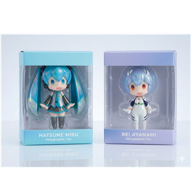  Limited Set: Hatsune Miku & Rei Ayanami HELLO! GOOD SMILE - Holographic Ver.