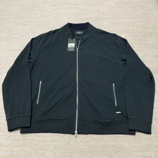 NWT Rodd & Gunn Eastwood Knit Full Zip Sweater Golf Jacket Evergreen Green