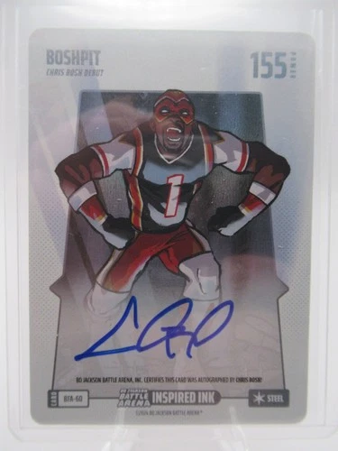 2025 Bo Jackson Battle Arena Boshpit Chris Bosh Steel Auto Autograph #BFA-60