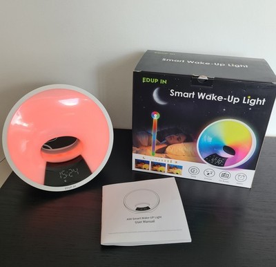 EDUP IN Lichtwecker Wake Up Light Smart Wecker Simul. Sonnenaufgang