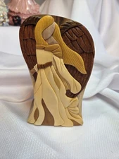 Carver Dan's Hand Carved Blonde Angel Puzzle Box