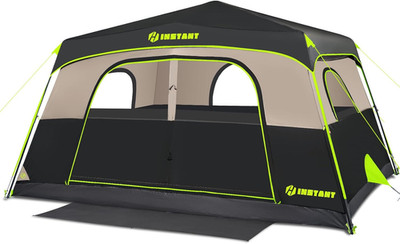 4/6/8/10 Person Instant Tent, Waterproof Pop up Tents for Camping with Rainfly,