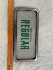 Vintage Cities Service Regular Glass Sign