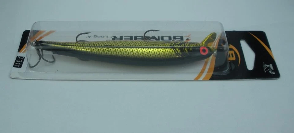 Bombardero B15AXMKO 4-1/2" Largo-A 3/8 OZ Dorado Cromo/Vientre Naranja Foto 3 de 4