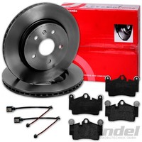 Brembo Bremsscheiben 330Mm + BelÄGe Hinten Passend FüR Porsche Cayenne 9PA