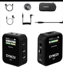 SYNCO G2 G2A1 2.4G Wireless Lavalier Microphone System For Camera Smartphone