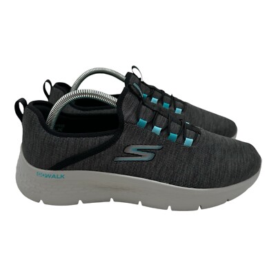 Skechers Go Walk Flex Lucy Walking Shoes Women's Gray Blue