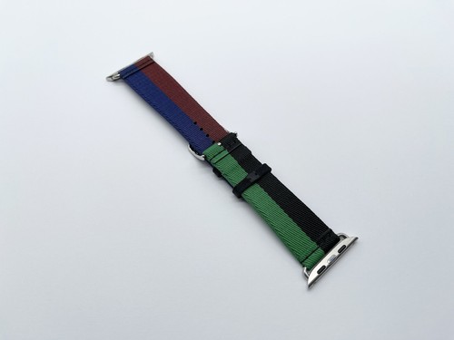 Genuine Apple Watch Hermes Rouge H / Bleu Saphir Casaque Single Tour 46mm 45mm - Zdjęcie 11 z 19