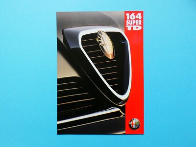 Brochure / Catalogue / Booklet - Alfa Romeo 164 - Super TD