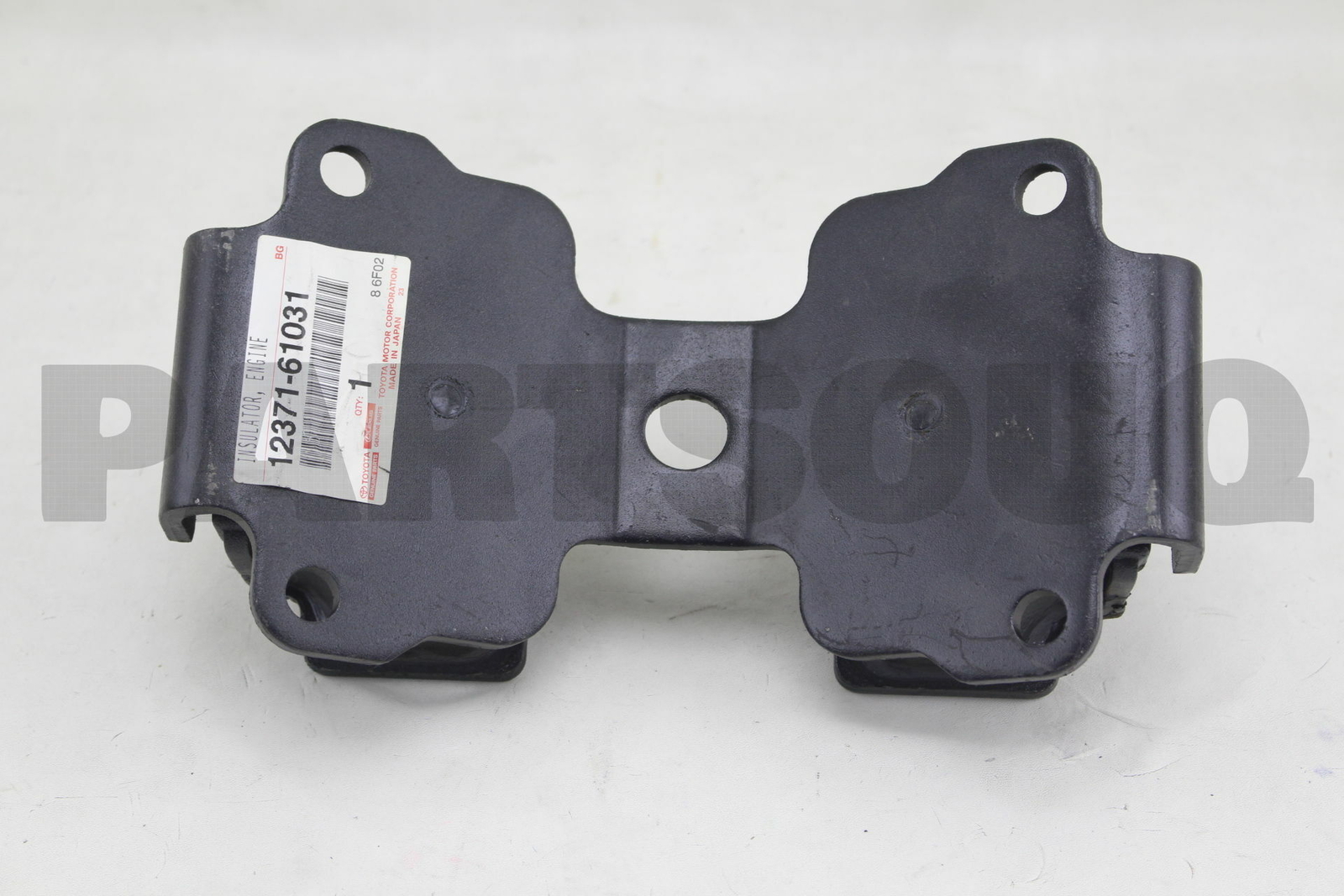 1237161031 Genuine Toyota INSULATOR, ENGINE MOUNTING, REAR NO.1  
