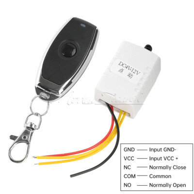 315MHz 433MHz Wireless Relay Remote Control One Key Switch Receiver Transmitter