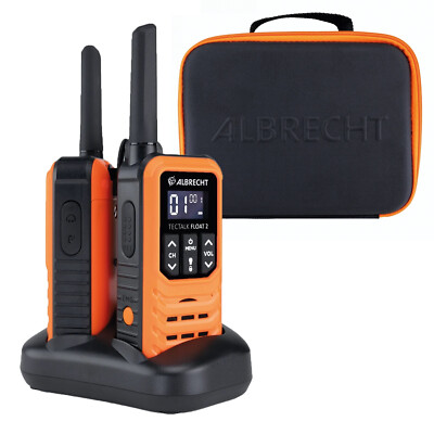 B-Ware Albrecht Tectalk Float 2 Kofferset 29664 wassergesch. PMR,Ladegerät   X