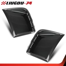 Fit For 2008-2014 Subaru Wrx Sti 2pcs Carbon Fiber Front Bumper Side Air Vents Fit For 2008-2014 Subaru Wrx Sti 2pcs Carbon Fiber Front Bumper Side Air Vents