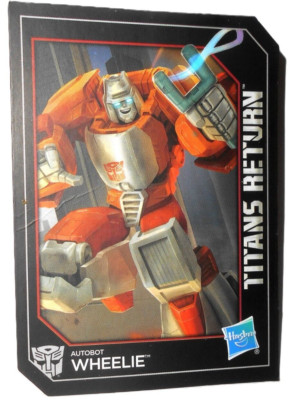 TRANSFORMERS Titans Return WHEELIE Trading CARD 2016 movie studio classics
