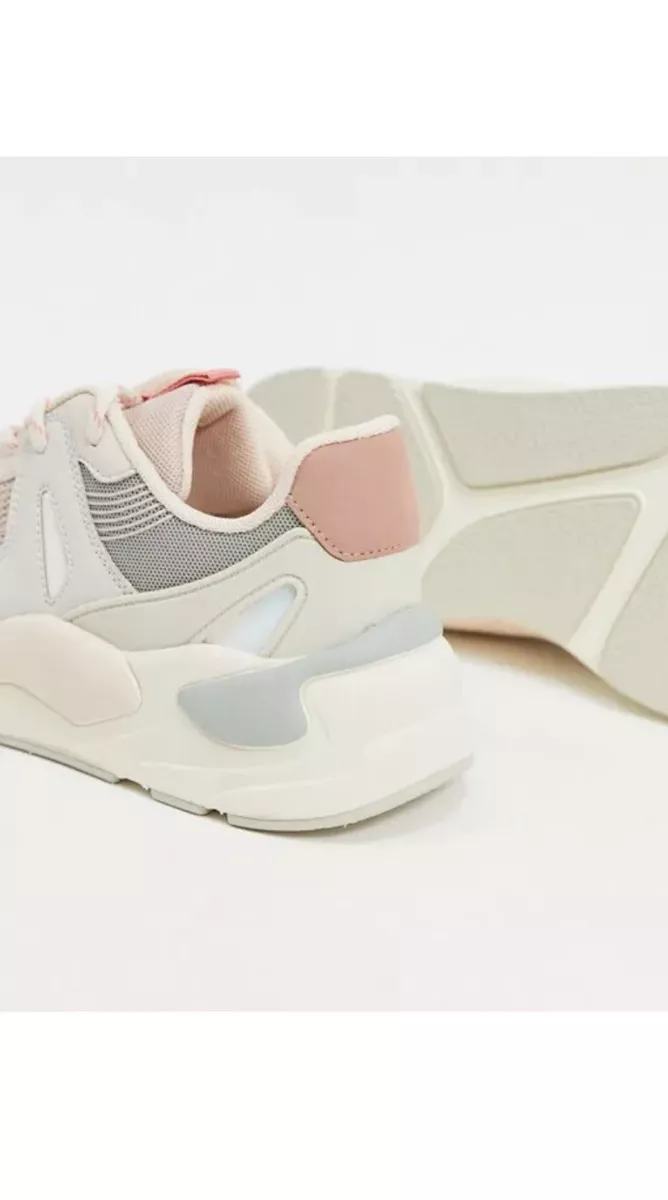 Stradivarius white deals trainers
