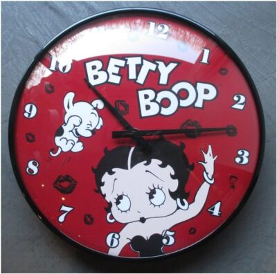 Nostalgic-Art - Wanduhr - Betty Boop & Pugsy