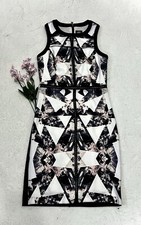 Vince Camuto NWT Geometric Watercolor Pencil Dress - Size 2