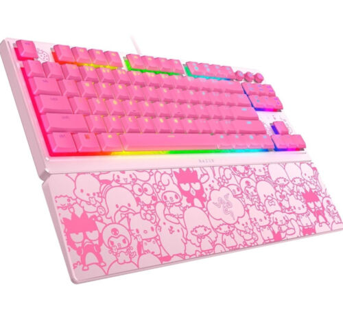 Razer Ornata V3 Tenkeyless Hello Kitty Compact Low Profile Gaming Keyboard - Picture 2 of 6