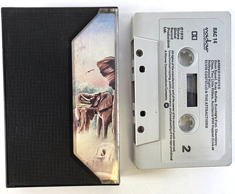Elvis Costello And The Attractions Armed forces Cassette Tape 1979 on Radar - Image 2 of 4