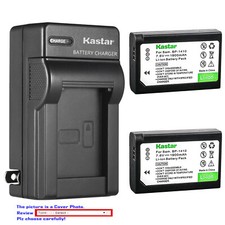 Kastar Battery AC Wall Charger for ED-BP1410 BP1410 & Samsung Digimax WB2200F