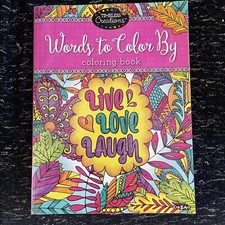 Cra-Z-art Timeless Creations Coloring Book, Words to Color By EXCELLENT SHAPE