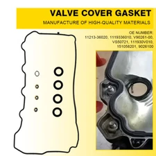 Engine Valve Cover Gasket Seal Set For 2010-2017 Toyota Camry 2.5L 11213-36020