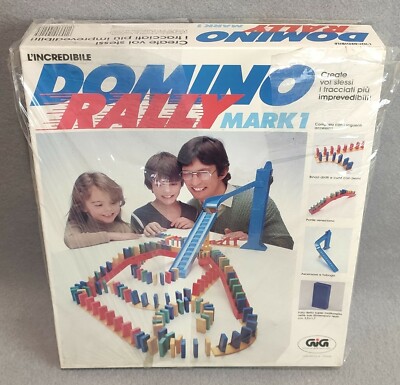 DOMINO RALLY MARK 21 MARK1 GIG BOARD GAME NEW VINTAGE BOTTOM OF STOCK
