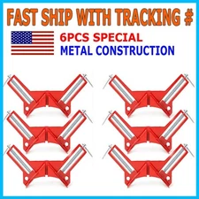 6X 90°Degree Right Angle Picture Frame Corner Clamp Holder Woodworking Hand Kit