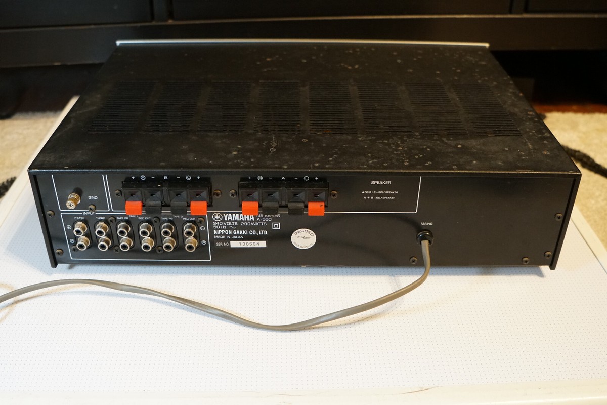 ジャンク品 YAMAHA a-550 アンプ ジャンク品 YAMAHA a-550 アンプ｜Yahoo!フリマ（旧PayPayフリマ）