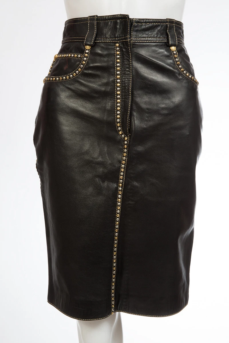 Leather skirt clearance iconic