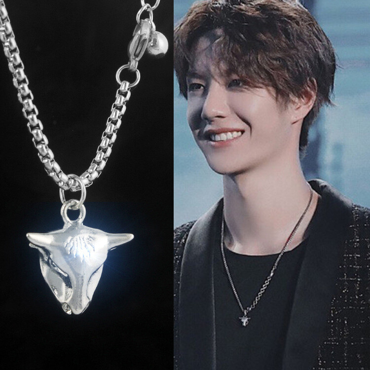 Wang Yibo's New Star Same Style Circular Ring Stainless Steel