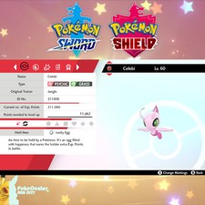 ✨Shiny Celebi ✨Evento Club de Entrenadores Pokémon ✨ Pokémon Espada y Escudo ✨ SIN TOCAR