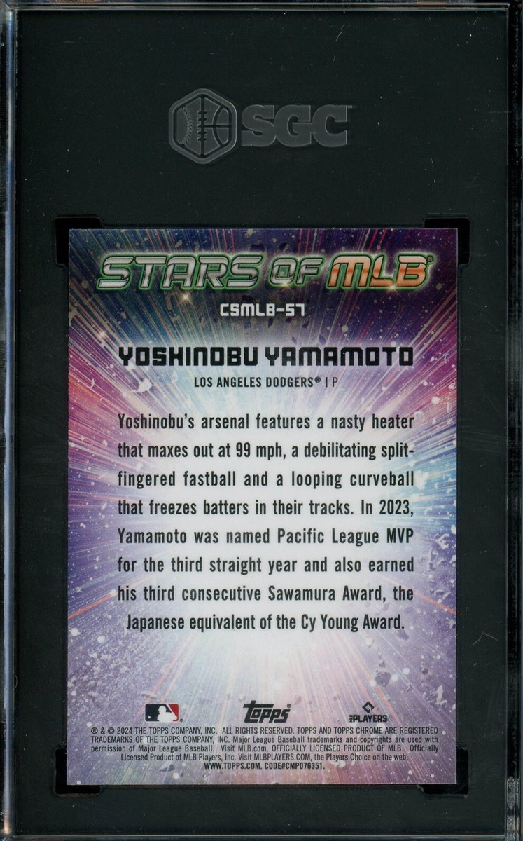 2024 Topps Series 2 - Stars of Mlb Chrome Yoshinobu Yamamoto