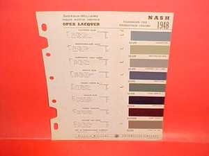 1948 NASH 600 AMBASSADOR CONVERTIBLE COUPE SUBURBAN BROUGHAM PAINT CHIPS SW
