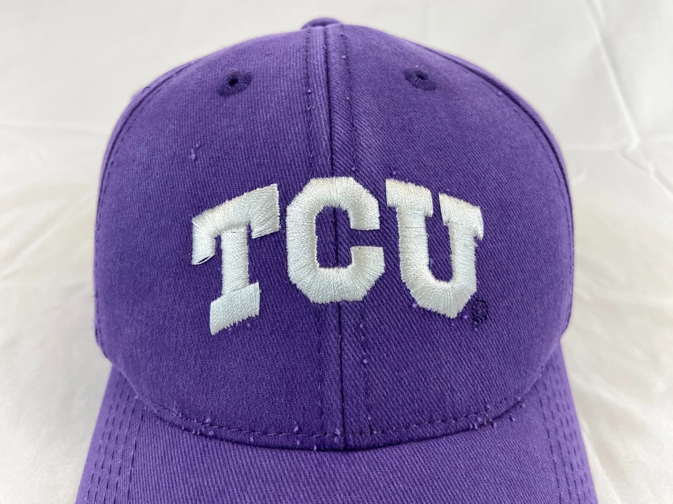 Детская бейсбольная кепка TCU Frogs с ремешком сзади фиолетовая 47 университетская лицензированная Техас - Изображение 2 из 4