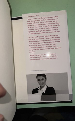Dale Carnegie The Quick And Easy Way To Effective Speaking Hardcover DJ - Picture 5 of 18