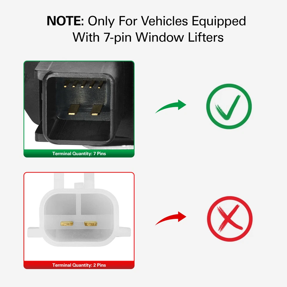 Driver dianteiro para 11-15 Chevrolet Cruze regulador de janela de energia limitada com motor - Imagem 3 de 4