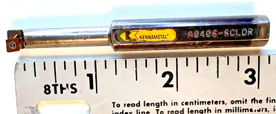 Kennametal A0406-SCLDR12 Boring Bar, Thru Coolant, TDHB Inserts  (ITEM 461E