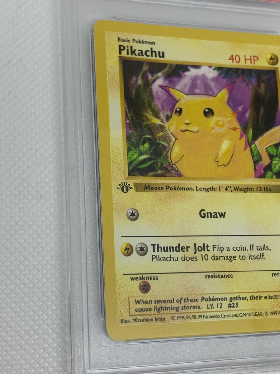 【PSA8】ピカチュウ 英語版 1st 初版 Yellow Cheeks PSA 9 1st Edition Base Set Pikachu Yellow Cheeks Pokemon