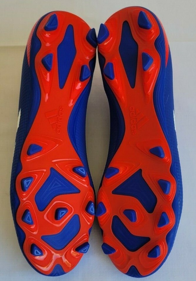 Mens Size 13 Blue Red Adidas Predator 20.4 FxG Soccer Cleats  display picture 1