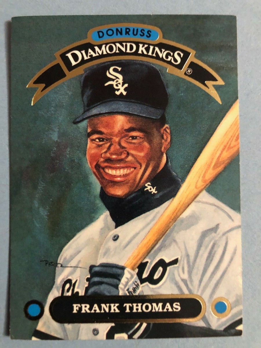 1992 FRANK THOMAS BASEBALL CARD NUMBER DK-8 DONRUSS DIAMOND