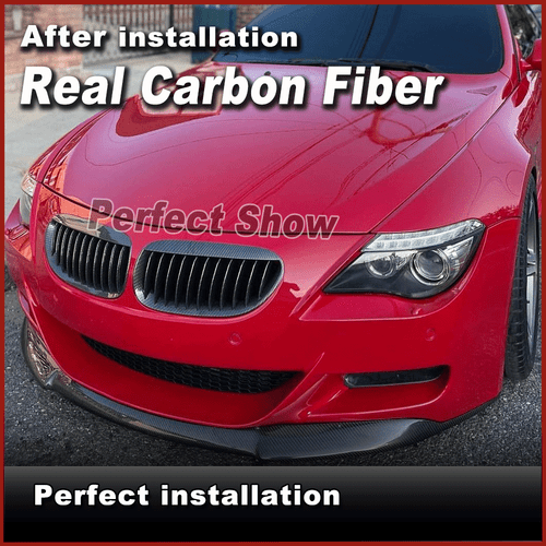 Se adapta a BMW E63 E64 M6 2006-2010 carbono labio delantero espada alerón labio - Imagen 5 de 10
