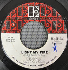 The Doors - Light My Fire/ The Crystal Ship 1967 Vinyl 45rpm Elektra