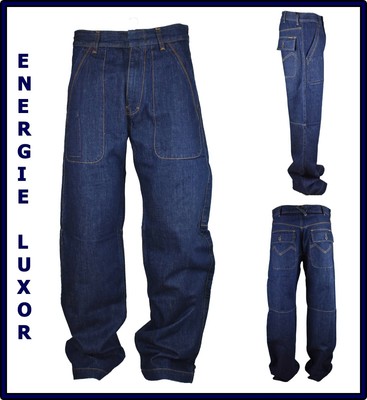 jeans energie da uomo largo larghi loose baggy skate hip hop blu w 30 31 32  33 | eBay