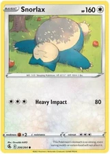 x4 Snorlax - 206/264 - Common Pokemon SS08 Fusion Strike M/NM