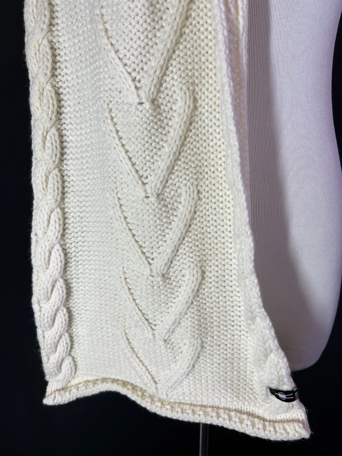 smartwool cream cable knit thick 