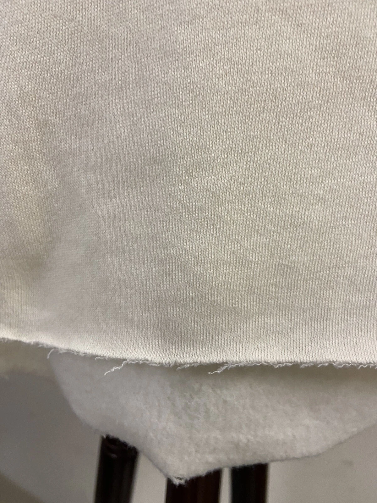 OFF WHITE TIYS Abbigliamento Branded in Paradise Felpa con Cappuccio Teen Crema Taglia L