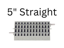 LIONEL FASTRACK HALF STRAIGHT TRACK SECTION 5" Inch train fast O GAUGE 6-12024